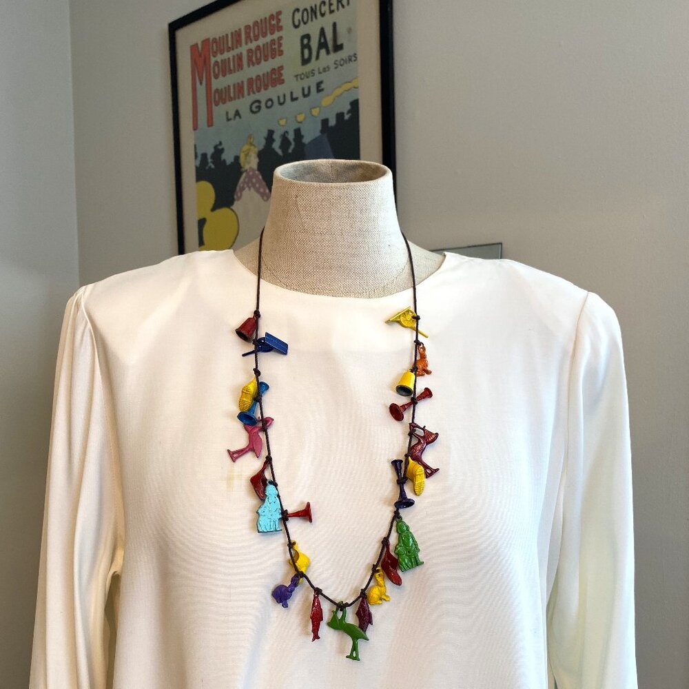 Festive Multi-Pendant Charm Necklaces - Picture 7 of 7